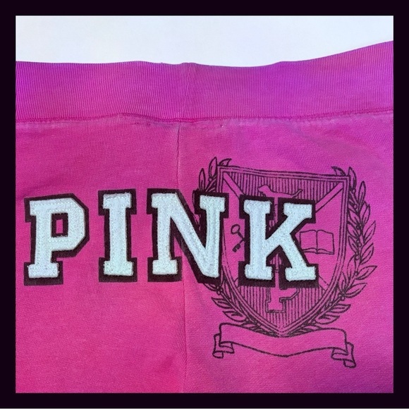 Vintage PINK Cropped Sweatpants - Picture 4 of 6